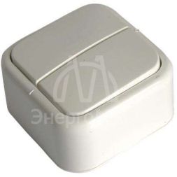 Выключатель 2-кл. ОП 10А IP44 бел. БЕЛТИЗ А5 10-001