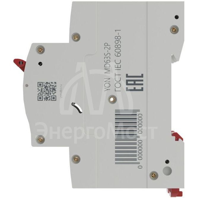 Выключатель автоматический модульный 2п C 25А 4.5кА YON max MD63S YON MD63S-2PC25