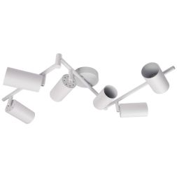 Светильник PCL-0606 6xGU10 IP20 230В WH настен./потолочн. декор. под лампу JazzWay 5066786