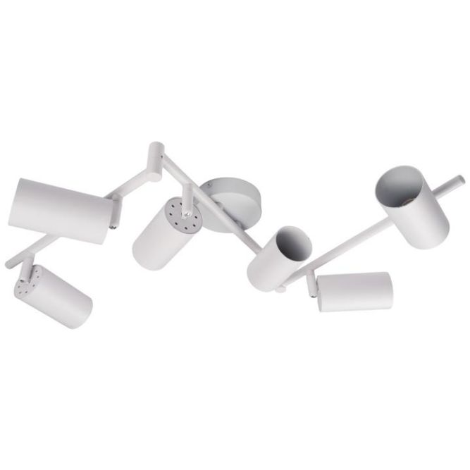 Светильник PCL-0606 6xGU10 IP20 230В WH настен./потолочн. декор. под лампу JazzWay 5066786