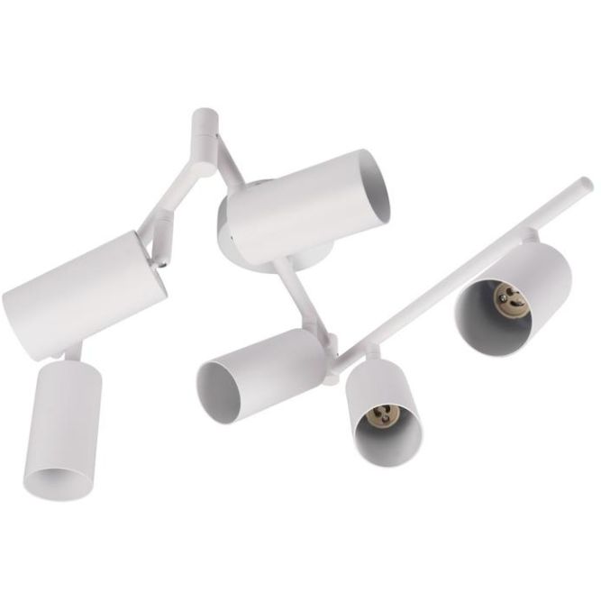 Светильник PCL-0606 6xGU10 IP20 230В WH настен./потолочн. декор. под лампу JazzWay 5066786