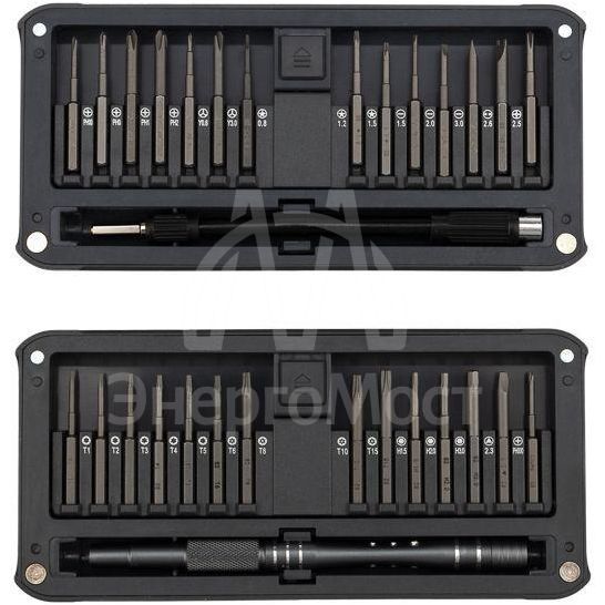 Набор отверток для точных работ RA-02 30 предметов Kranz KR-12-4752