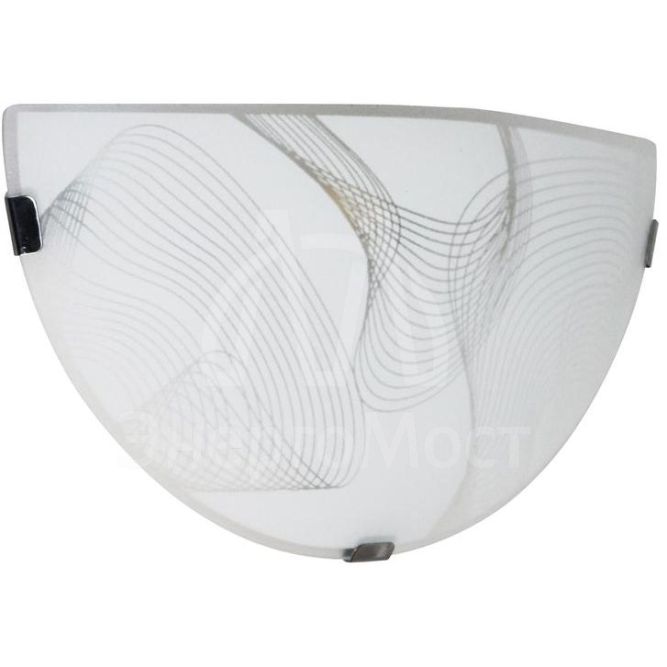 Светильник НББ 21-60 &amp;quot;Бриз&amp;quot; 300/2 М19 1х60Вт E27 IP20 матовый бел./клипса штамп метал. (инд. упак.) Элетех 1005205921