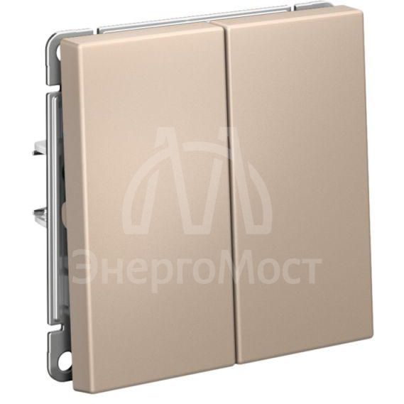 Выключатель 2-кл. ArtGallery (сх. 5) 10AX механизм песочн. SE GAL001251