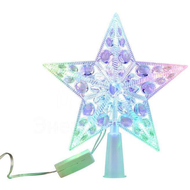 Фигура светодиодная &amp;quot;Звезда&amp;quot; на елку RGB 10LED 17см Neon-Night 501-002