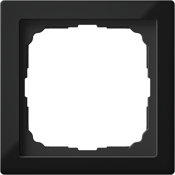 Рамка 1-м ArtGallery Pure матов. органич. стекло черн. SE GAL331001