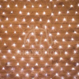Гирлянда &amp;quot;Сеть&amp;quot; с контроллером 1.8х1.5м 180LED тепло-бел. прозр. провод 15Вт 220В IP20 NEON-NIGHT 215-135