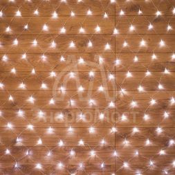 Гирлянда &amp;quot;Сеть&amp;quot; с контроллером 1.8х1.5м 180LED тепло-бел. прозр. провод 15Вт 220В IP20 NEON-NIGHT 215-135