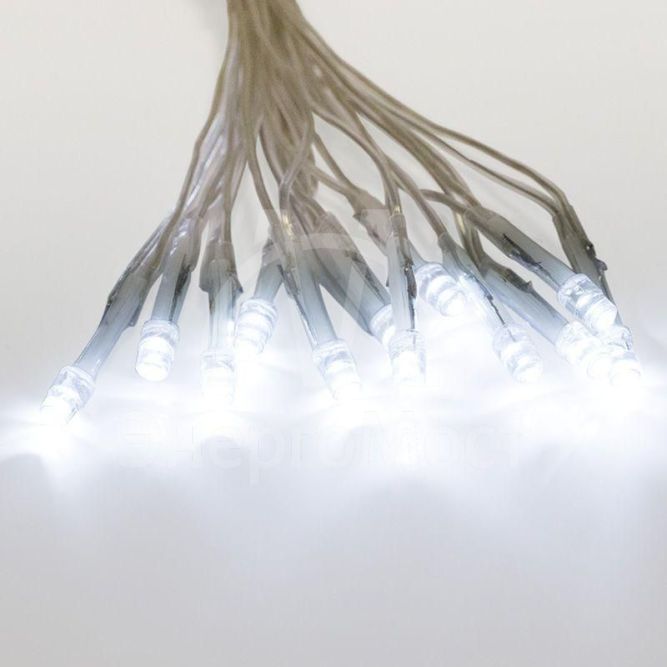 Гирлянда &amp;quot;Сеть&amp;quot; с контроллером 1.8х1.5м 180LED тепло-бел. прозр. провод 15Вт 220В IP20 NEON-NIGHT 215-135