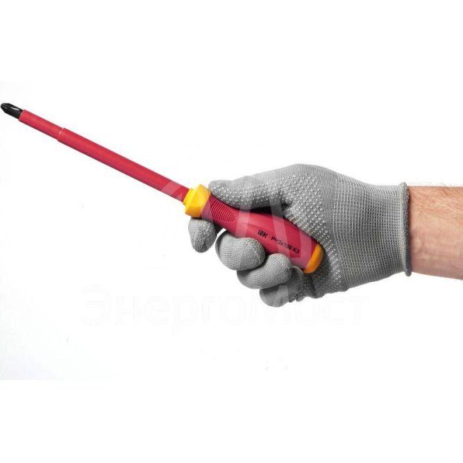 Отвертка диэлектрическая крестовая PH3х150 K3 1000В ARMA2L 3 IEK A2L3-SC30-K3-PH-30-150