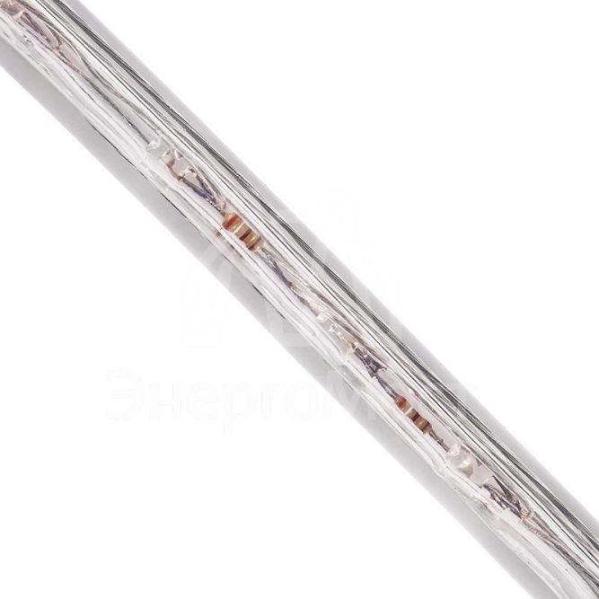 Шнур светодиодный Дюралайт фиксинг круглый 13мм 2Вт/м 220В IP54 бел. (уп.100м) NEON-NIGHT 121-125-6