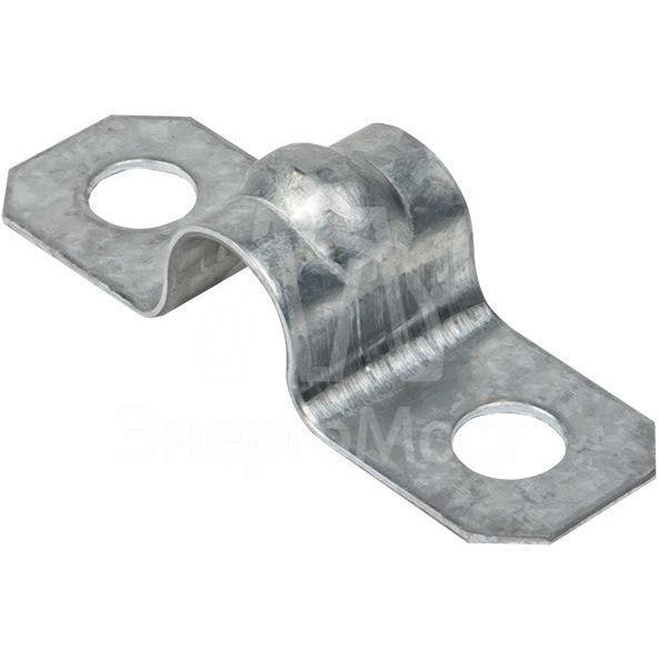 Скоба крепежная двухлапковая d8-9мм метал. EKF sm-2-8-9