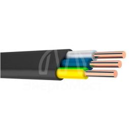 Кабель ВВГ-Пнг(А)-LS 3х1.5 ОК (N PE) 0.66кВ (уп.100м) Энергокабель ЭИЗМ1000012