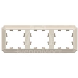 Рамка 3-пост. AtlasDesign Antique универс. беж. SE ATN100203