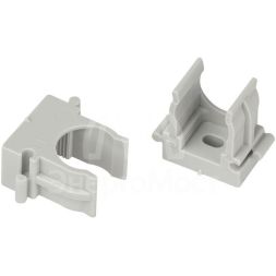 Держатель для труб (клипса) d16мм CLIP-16-G-MP прямой монтаж сер. (уп.100шт) Эра Б0062103