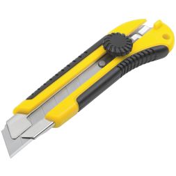 Нож технический 25мм усилен. прорезин. вращ. прижим FIT 10326