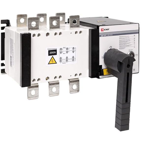 Устройство автоматического ввода резерва АВР 3п 200А 230В ТСР1 PROxima EKF ats-tsr1-200A-3p-pro