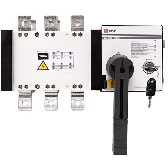 Устройство автоматического ввода резерва АВР 3п 200А 230В ТСР1 PROxima EKF ats-tsr1-200A-3p-pro