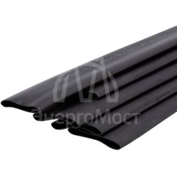 Трубка термоусаживаемая двухстенная клеевая 25.4/12.7мм (уп.5шт) по 1м черн. Rexant 26-2108