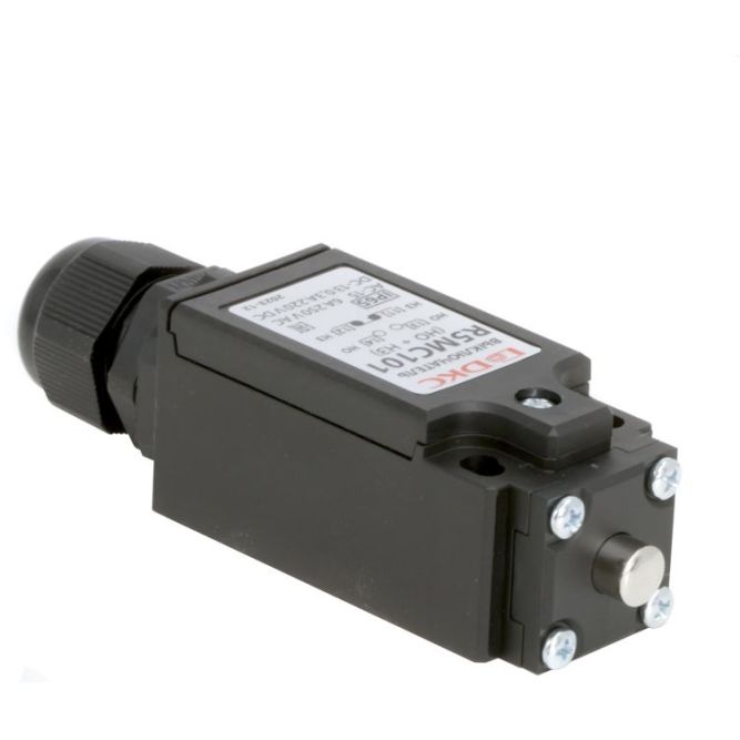 Выключатель концевой с двумя контактами 1НО+1НЗ исполнение с кнопкой DKC R5MC101