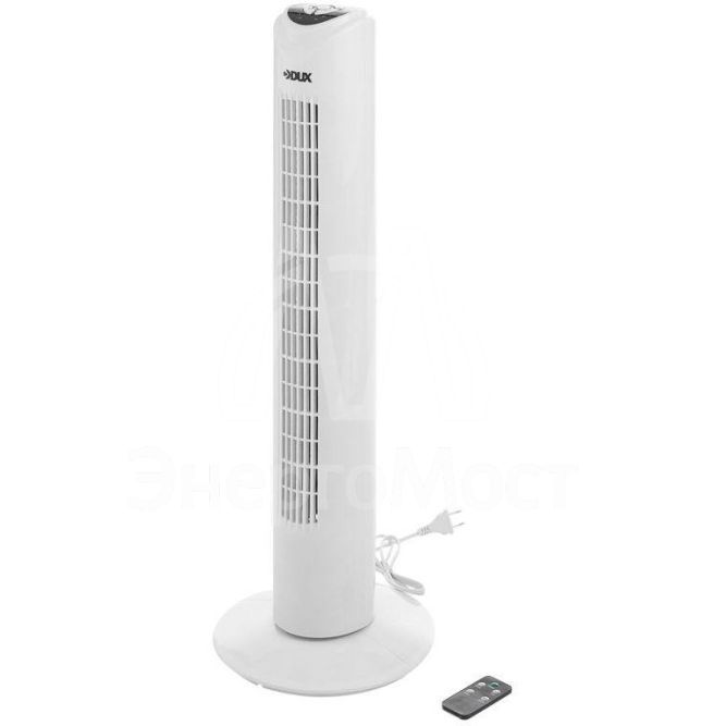 Вентилятор колонный 45Вт подставка круглая д/у управление DUX 60-0217