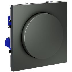 Светорегулятор поворотно-нажимной СП S70 600Вт механизм титан Voltum VLS070306