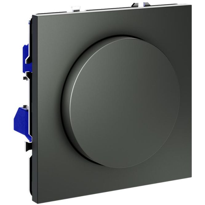 Светорегулятор поворотно-нажимной СП S70 600Вт механизм титан Voltum VLS070306