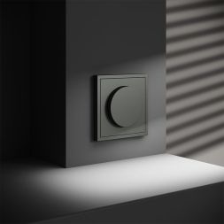 Светорегулятор поворотно-нажимной СП S70 600Вт механизм титан Voltum VLS070306