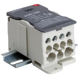 Блок распределительный винтовой зажим плоский 24х8 мм 2х35кв.мм 5х16кв.мм 4х10кв.мм DKC POD-500