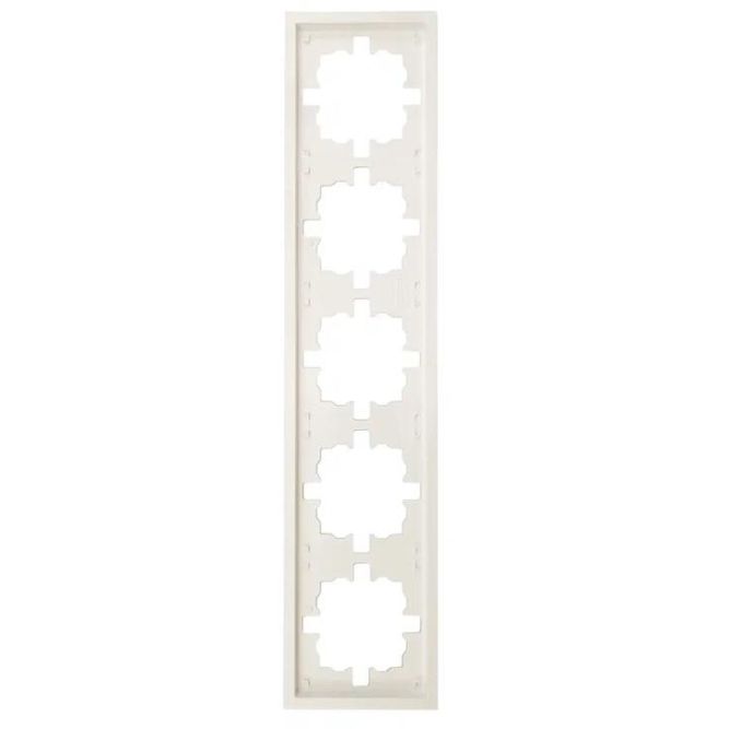 Рамка 5-мест. горизонт. ZIMA слон. кость LEZARD 704-9000-150