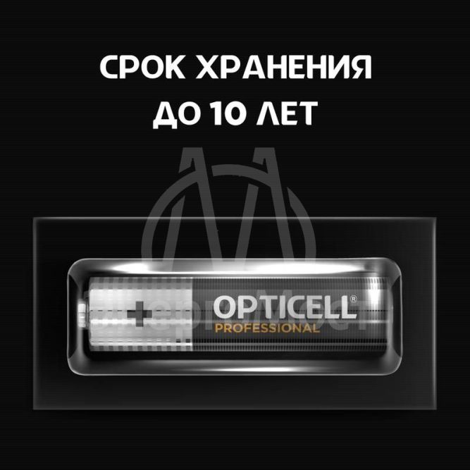 Элемент питания алкалиновый AAA/LR03 (блист. 12шт) Professional Opticell 5052006