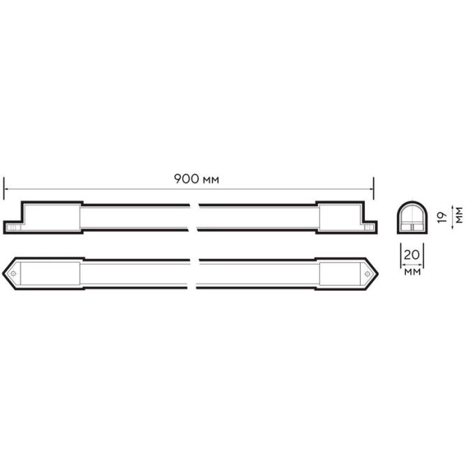 Светильник светодиодный PLED T4i 900 12Вт 4000К IP65 ДСП ДПО JazzWay 5047556