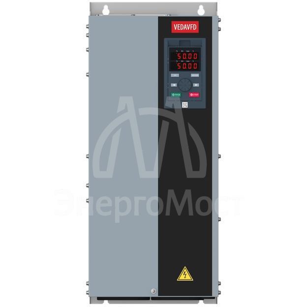 Преобразователь частоты VF-101-P15K-0032-A-T4-E20-B-H вход. 380В выход. 15кВт выход. 32А ток перегрузки 38.4А встроен. тормозн. ключ внешн. дроссель VEDA ABC00030