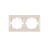 Рамка 2-м Мира горизонт. крем. LEZARD 701-0300-147