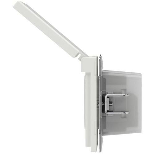 Розетка силовая KANT IP44 2P+E защ. шторки с крышкой бел. песок DKC 7010013