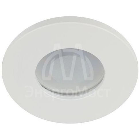 Светильник встраиваемый влагозащищенный WR3 WH MR16/GU5.3 IP44 бел. Эра Б0054368
