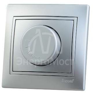 Светорегулятор СП 1000Вт Мира метал. сер. LEZARD 701-1010-157