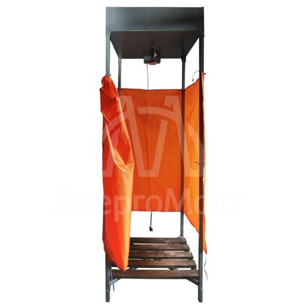 Душ дачный Д-135-П (135л) с подогревом Вихрь