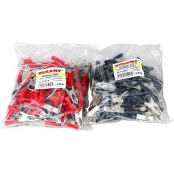 Зажим &amp;quot;крокодил&amp;quot; 30А 75мм (уп.100шт) REXANT 16-0015