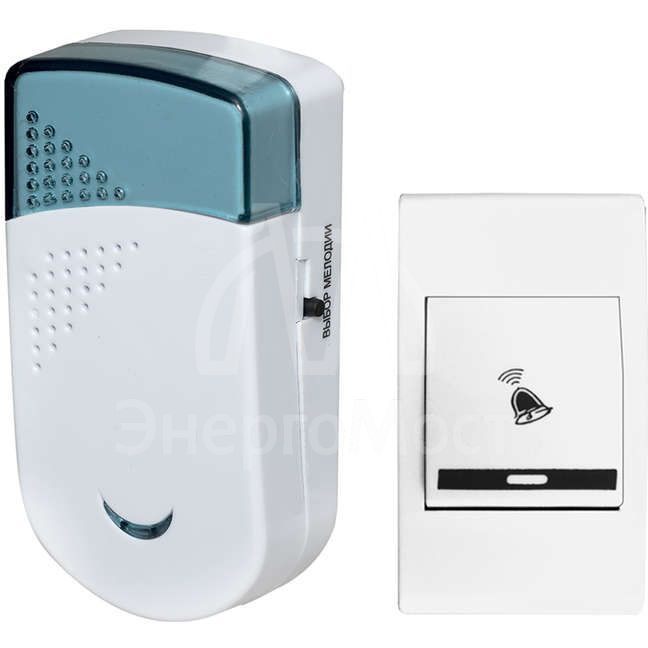 Звонок беспроводной Колибри 32 мел. 100м 2АААх1.5В Тритон КБ-01Б