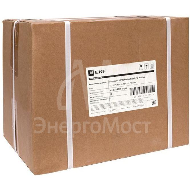 Устройство автоматического ввода резерва АВР 3п 400А 230В ТСР1 PROxima EKF ats-tsr1-400A-3p-pro