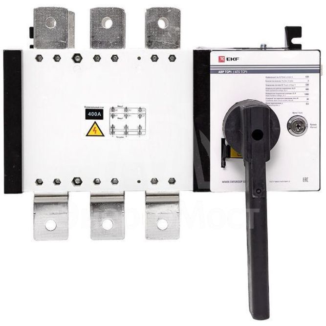 Устройство автоматического ввода резерва АВР 3п 400А 230В ТСР1 PROxima EKF ats-tsr1-400A-3p-pro