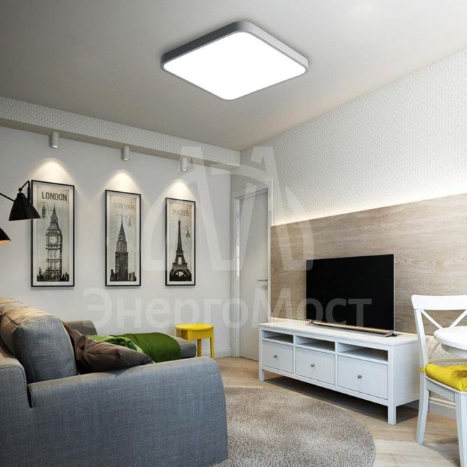 Светильник светодиодный декоративный PPB Scandic-S 54Вт 4000К IP20 настенно-потолочный бытовой GR JazzWay 5037274