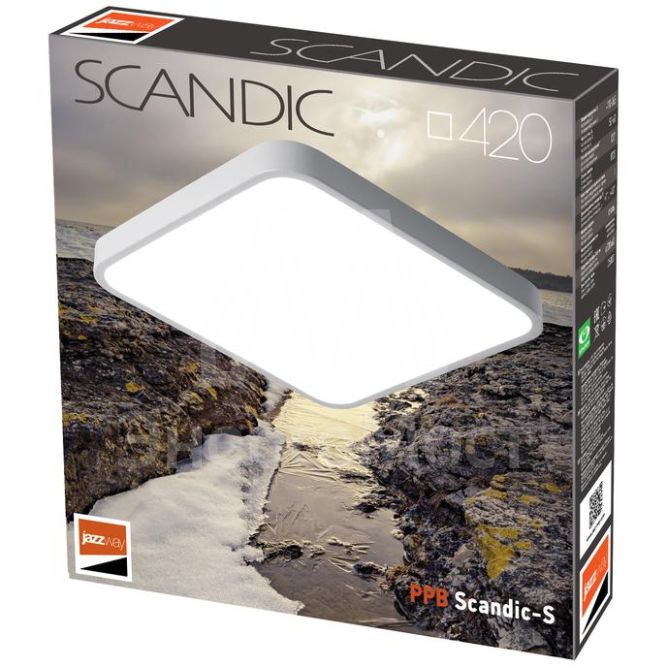 Светильник светодиодный декоративный PPB Scandic-S 54Вт 4000К IP20 настенно-потолочный бытовой GR JazzWay 5037274
