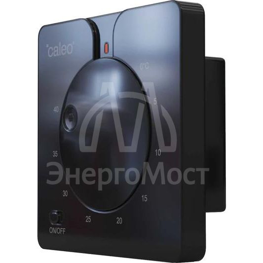 Терморегулятор C430 black встраиваемый аналоговый 3.5кВт CALEO 0К-00000791