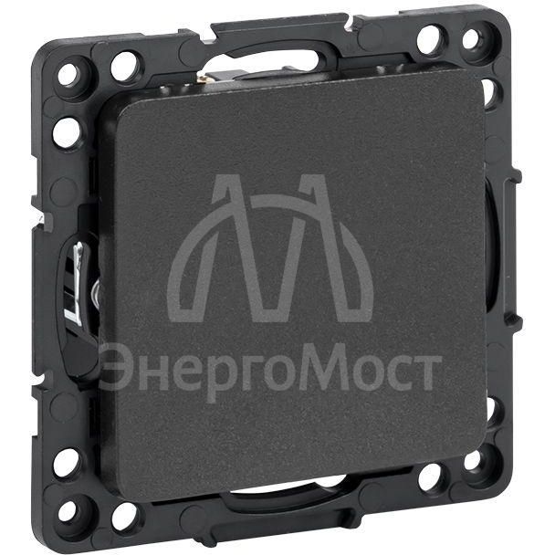 Механизм выключателя 1-кл. Стокгольм проходного 10А черн. PROxima EKF EZV10-025-10