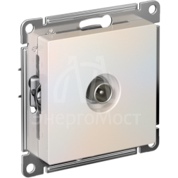 Розетка телевизионная оконечная TV AtlasDesign 1дБ механизм жемчуж. SE ATN000491