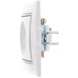 Розетка TV СП Мира оконечная бел./сер. LEZARD 701-0215-130