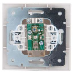 Розетка TV СП Мира оконечная бел./сер. LEZARD 701-0215-130