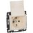 Механизм розетки 1-м СП Valena с защ. крышкой защ. шторки с заземл. сл. кость Leg 774322